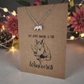 Rhino Pendant & Chain - Card 389