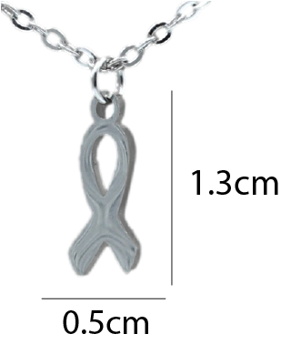 Ribbon Pendant & Chain - Card 472