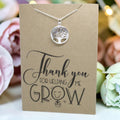 Round Tree Pendant & Chain - Card 227