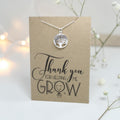 Round Tree Pendant & Chain - Card 227