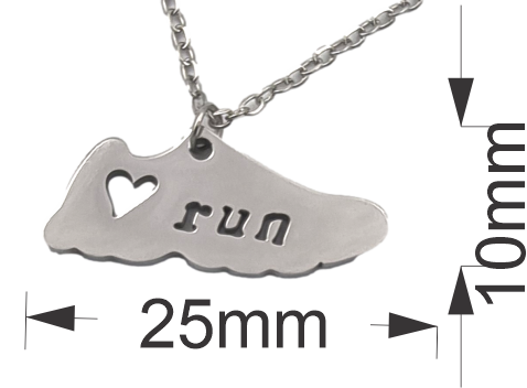Run Pendant and Chain - Card 560