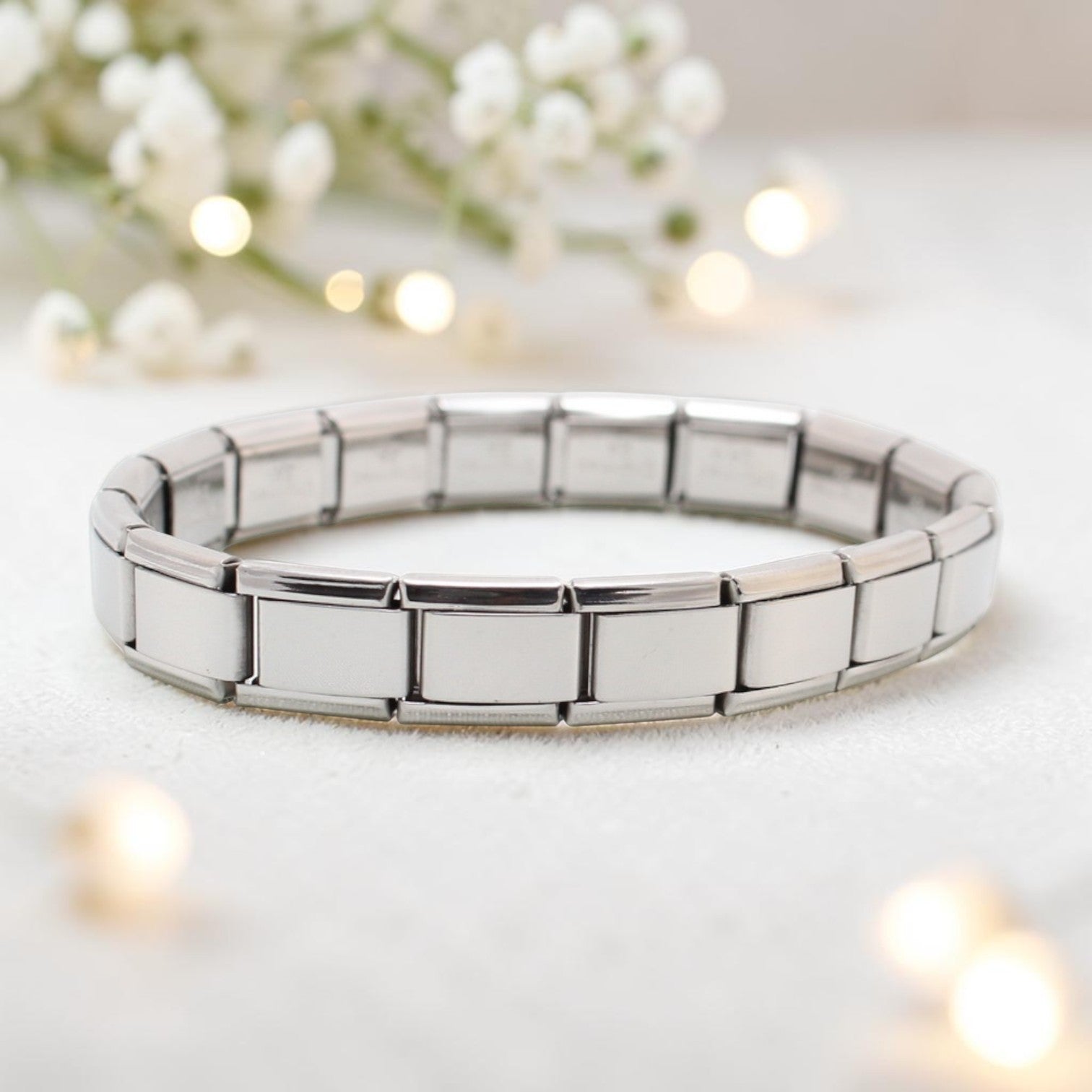 9mm Matte Italian Charm Starter Bracelet