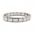 9mm Matte Italian Charm Starter Bracelet