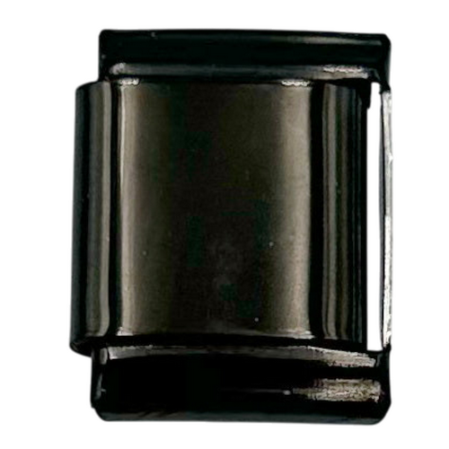 13mm Black Plated Engraved Name/Word Italian charm