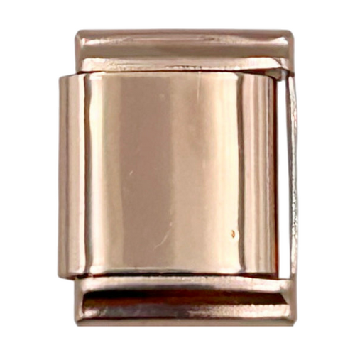 13mm Rose Gold Plated Engraved Name/Word Italian charm