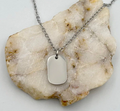 Photo Engraved Oval Necklace