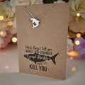 Shark Pendant & Chain - Card 414