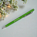 Slim Personalized Pen - Green*