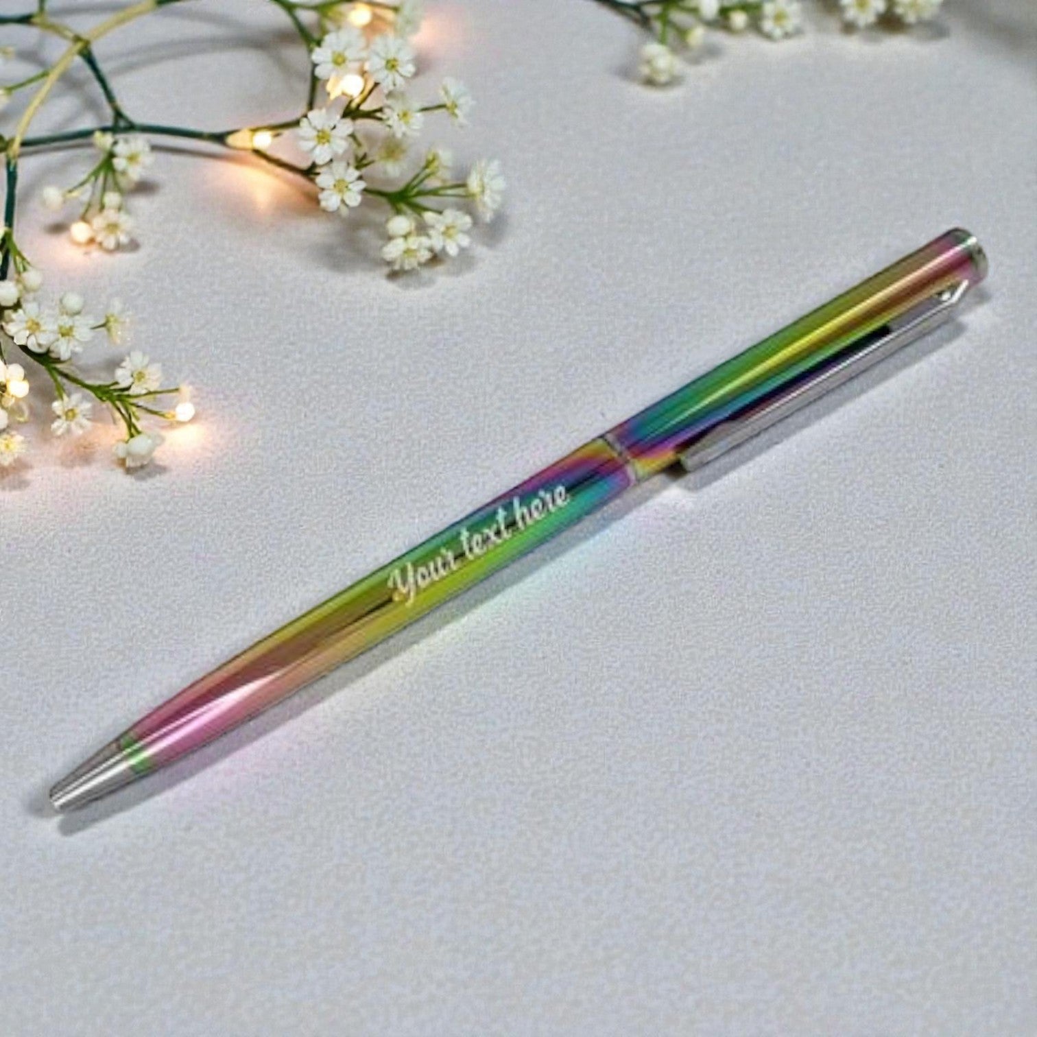 Slim Personalized Pen - Rainbow*
