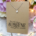 Small Heart Pendant & Chain - Card 200