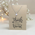 Small Heart Pendant & Chain - Card 219