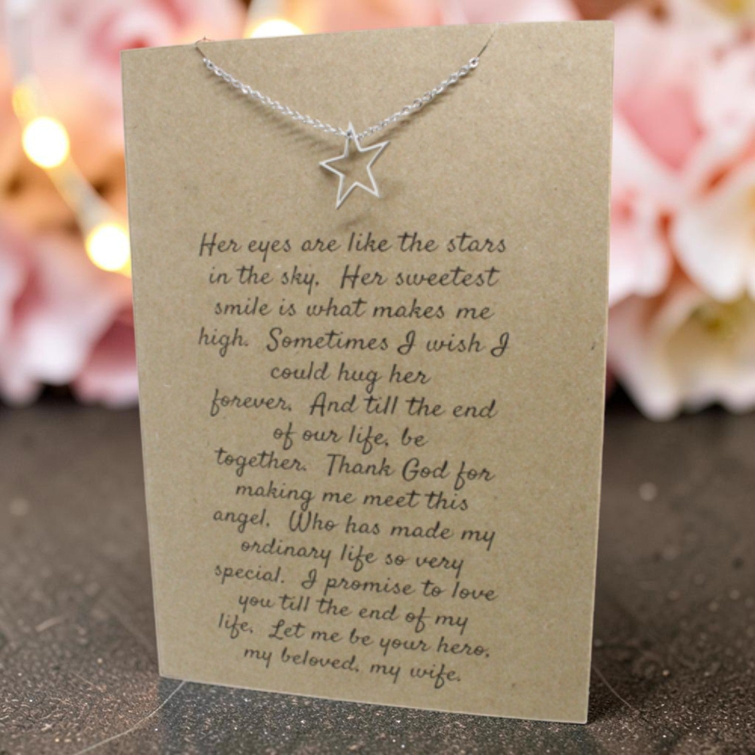 Star Pendant & Chain - Card 211