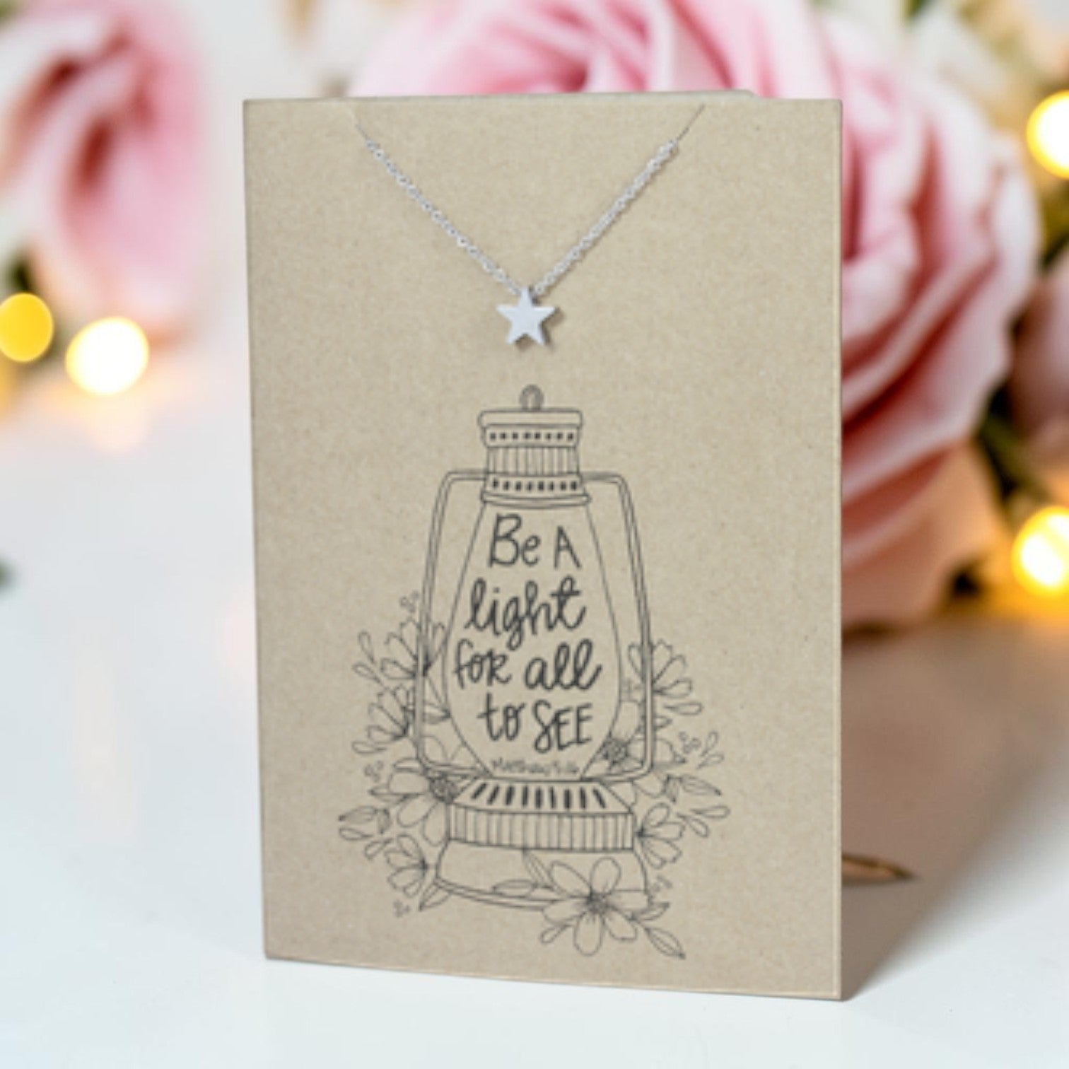 Star Pendant & Chain - Card 245
