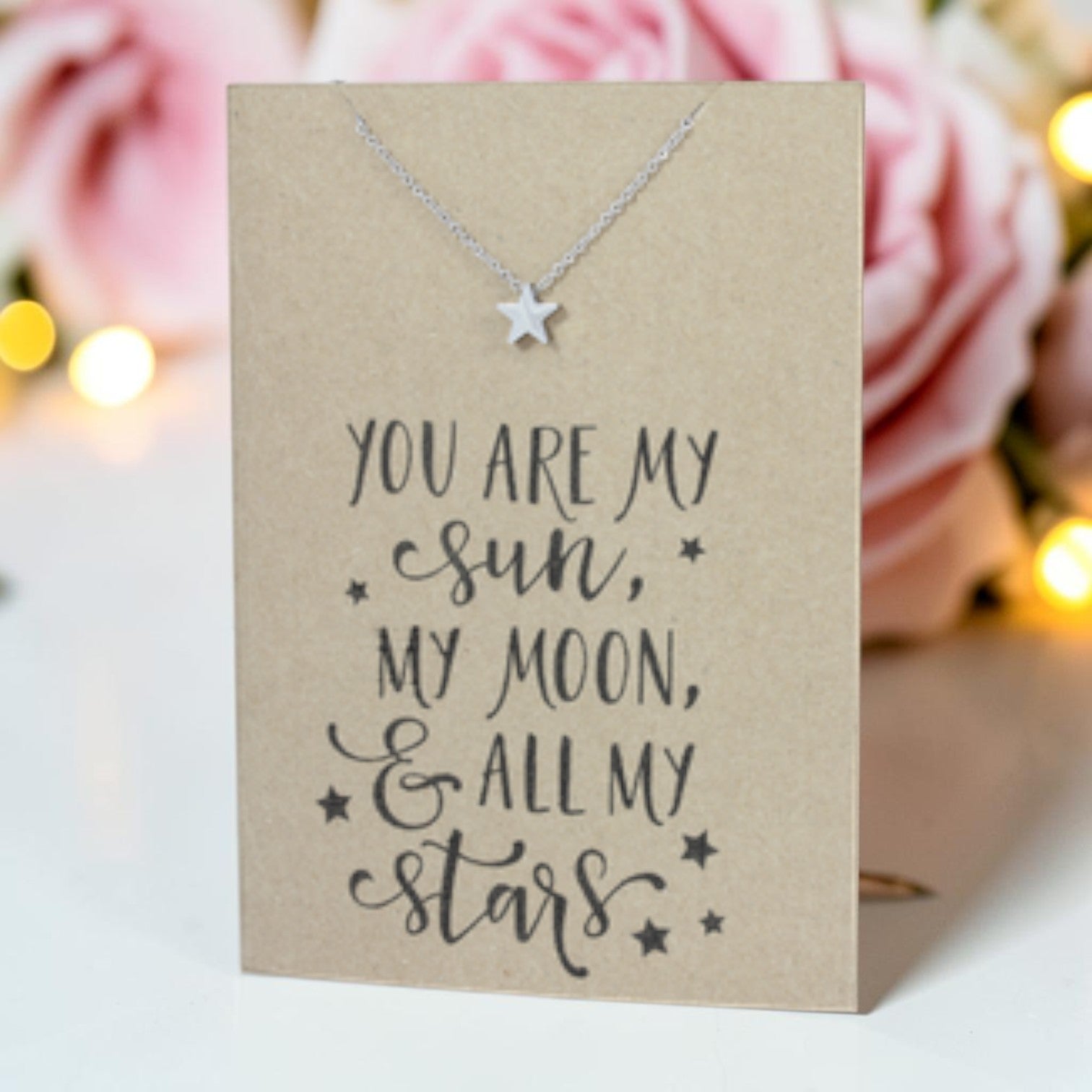 Star Pendant & Chain - Card 246
