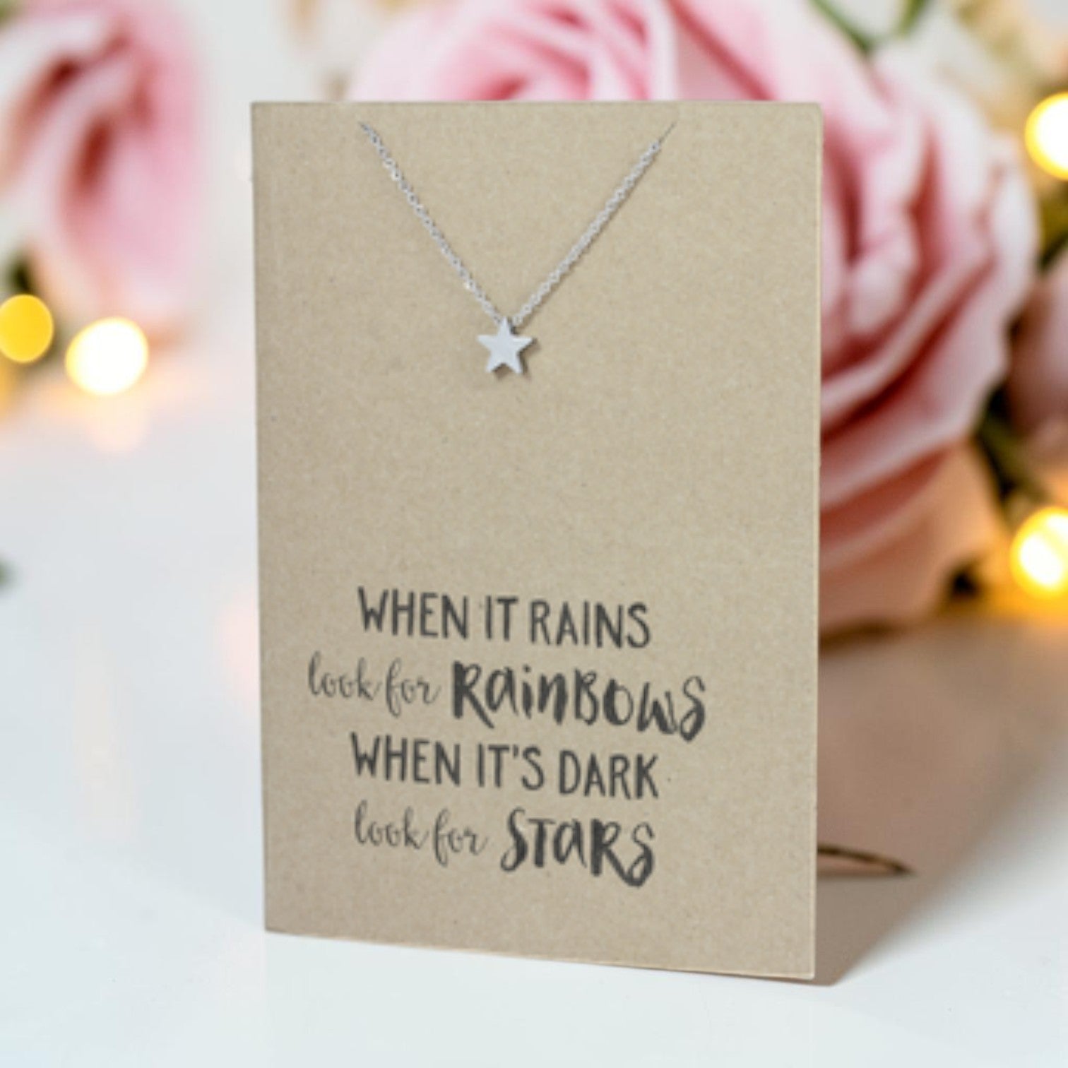 Star Pendant & Chain - Card 247