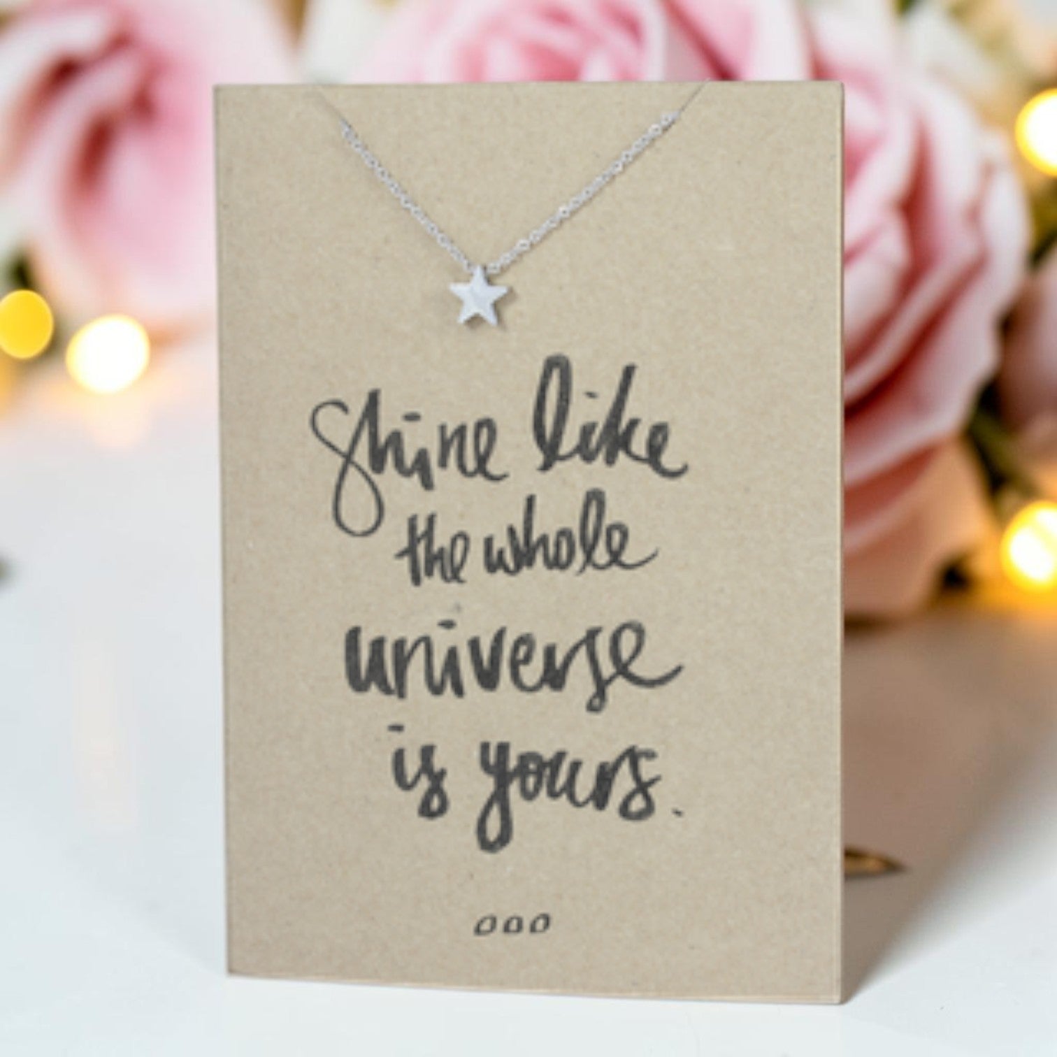 Star Pendant & Chain - Card 253