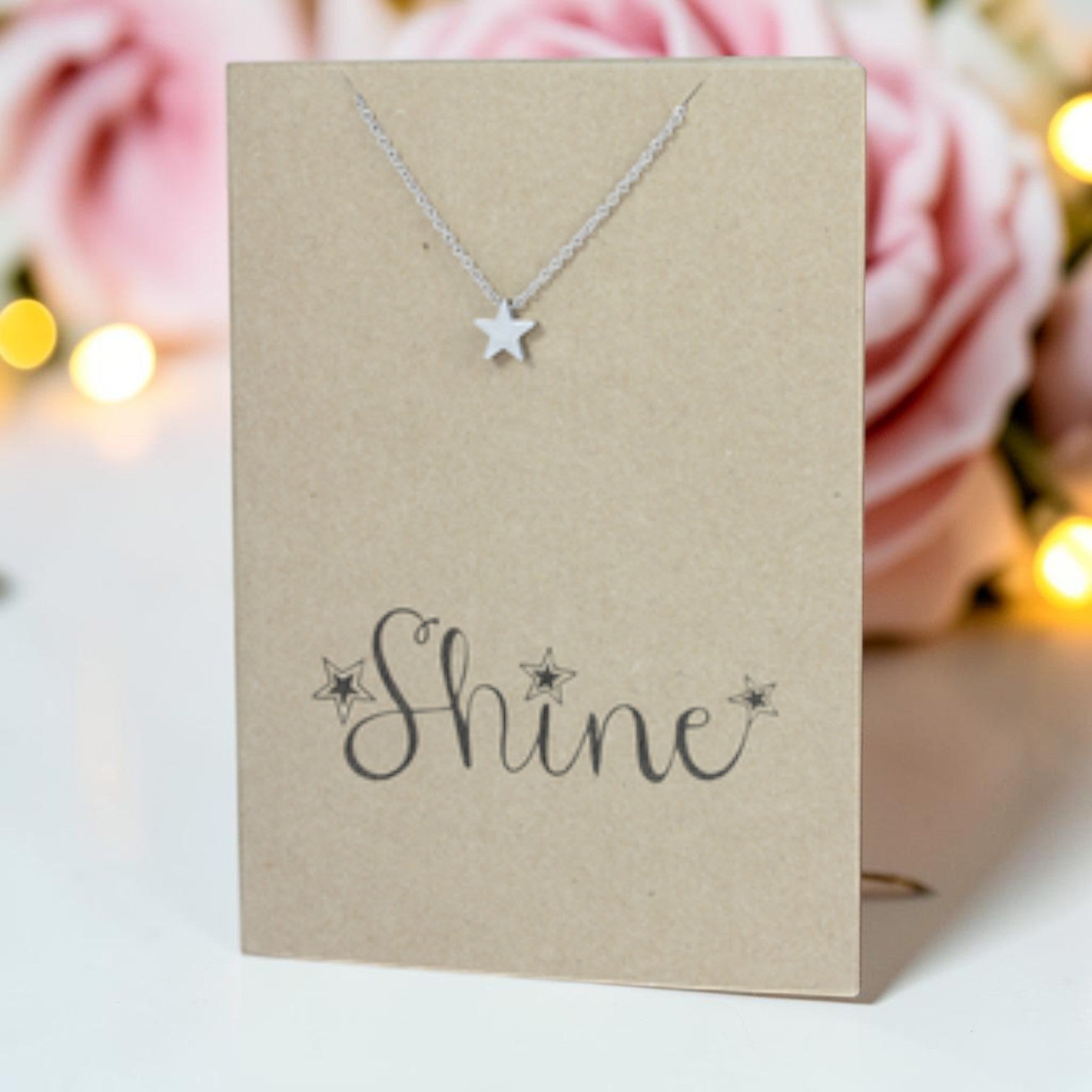 Star Pendant & Chain - Card 254