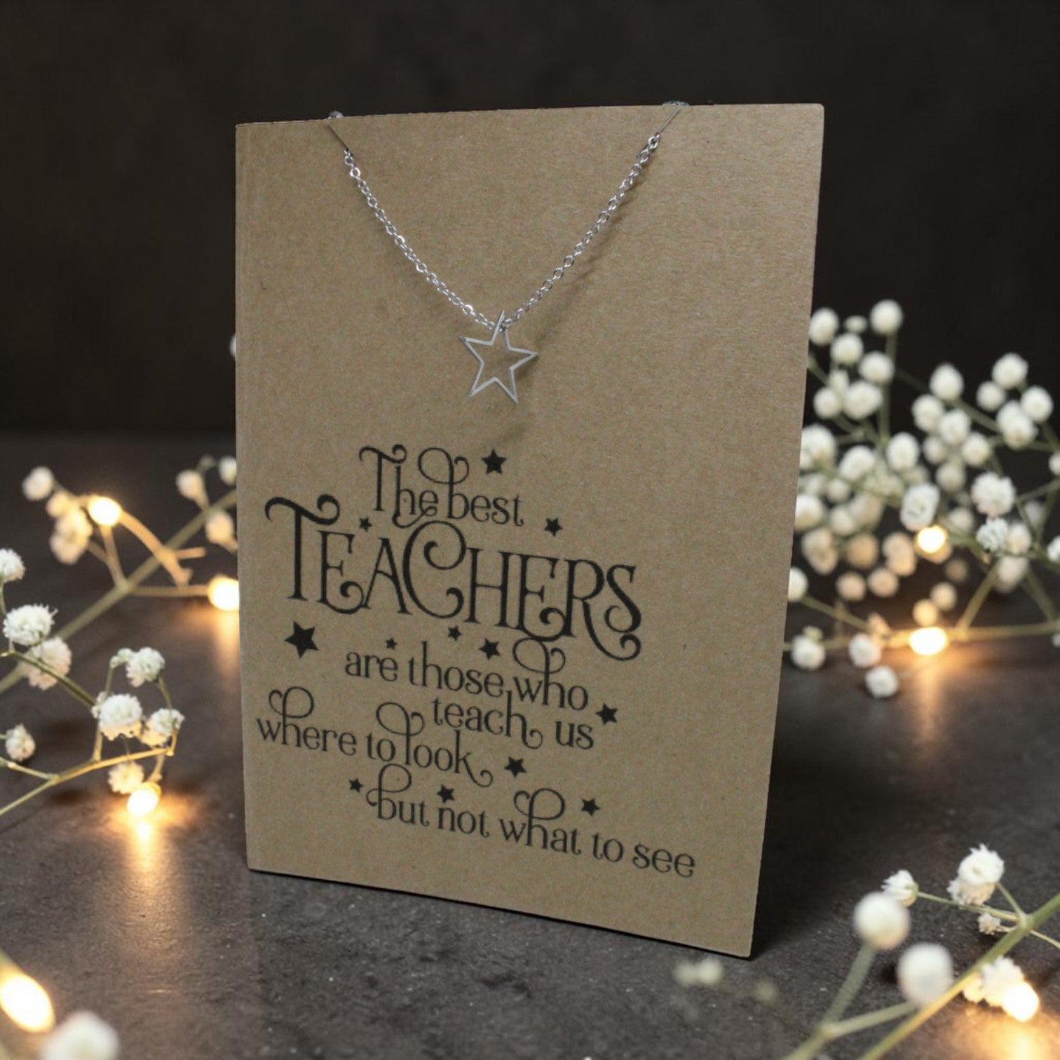 Star Pendant & Chain - Card 27