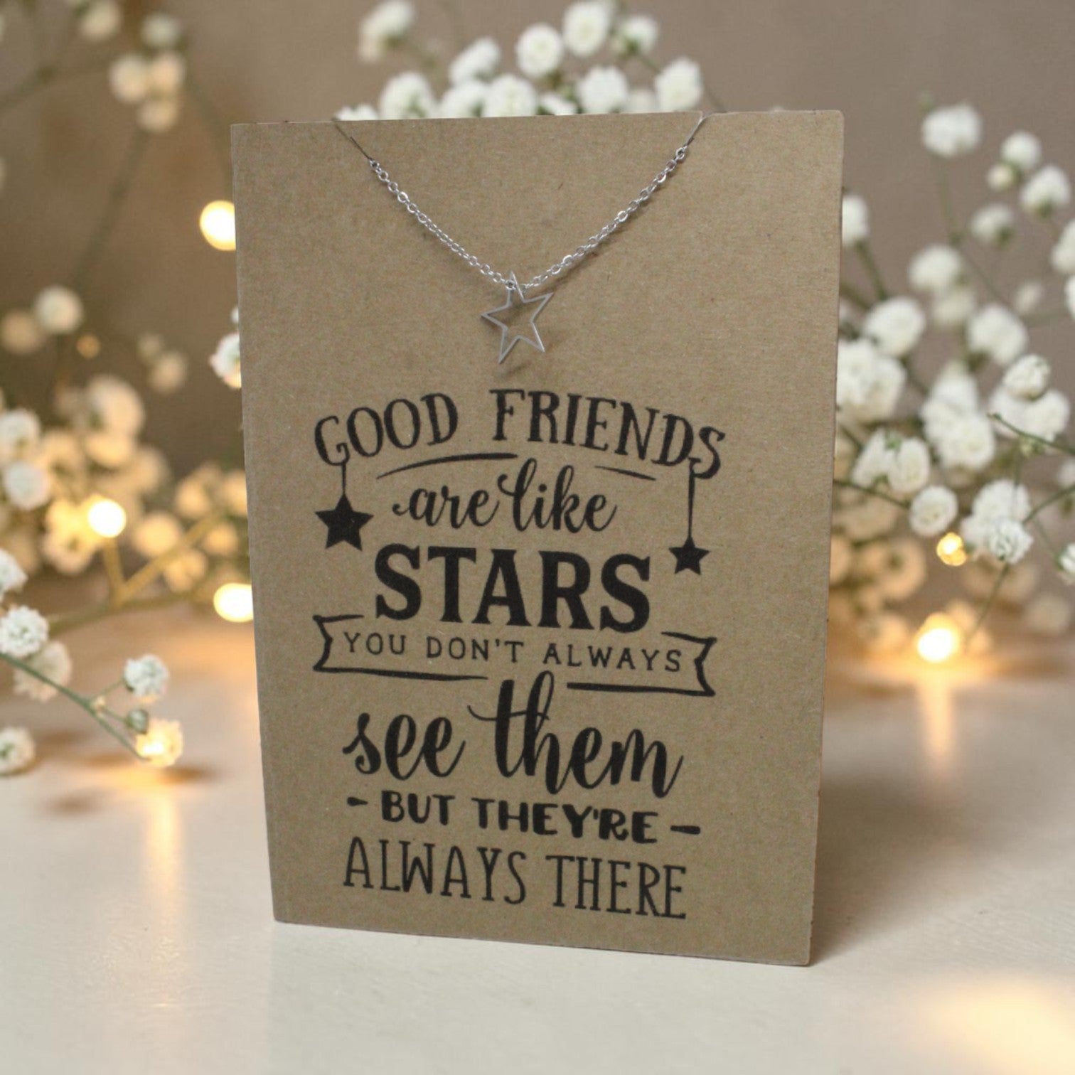 Star Pendant & Chain - Card 32