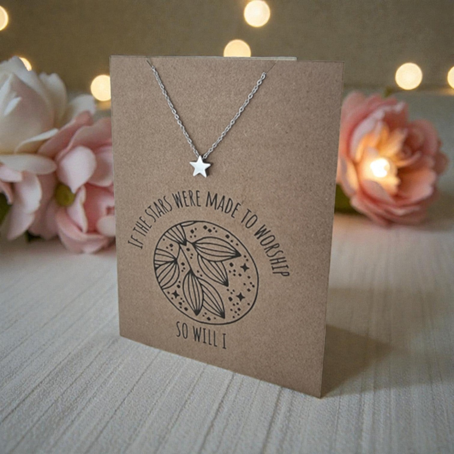 Star Pendant & Chain - Card 465
