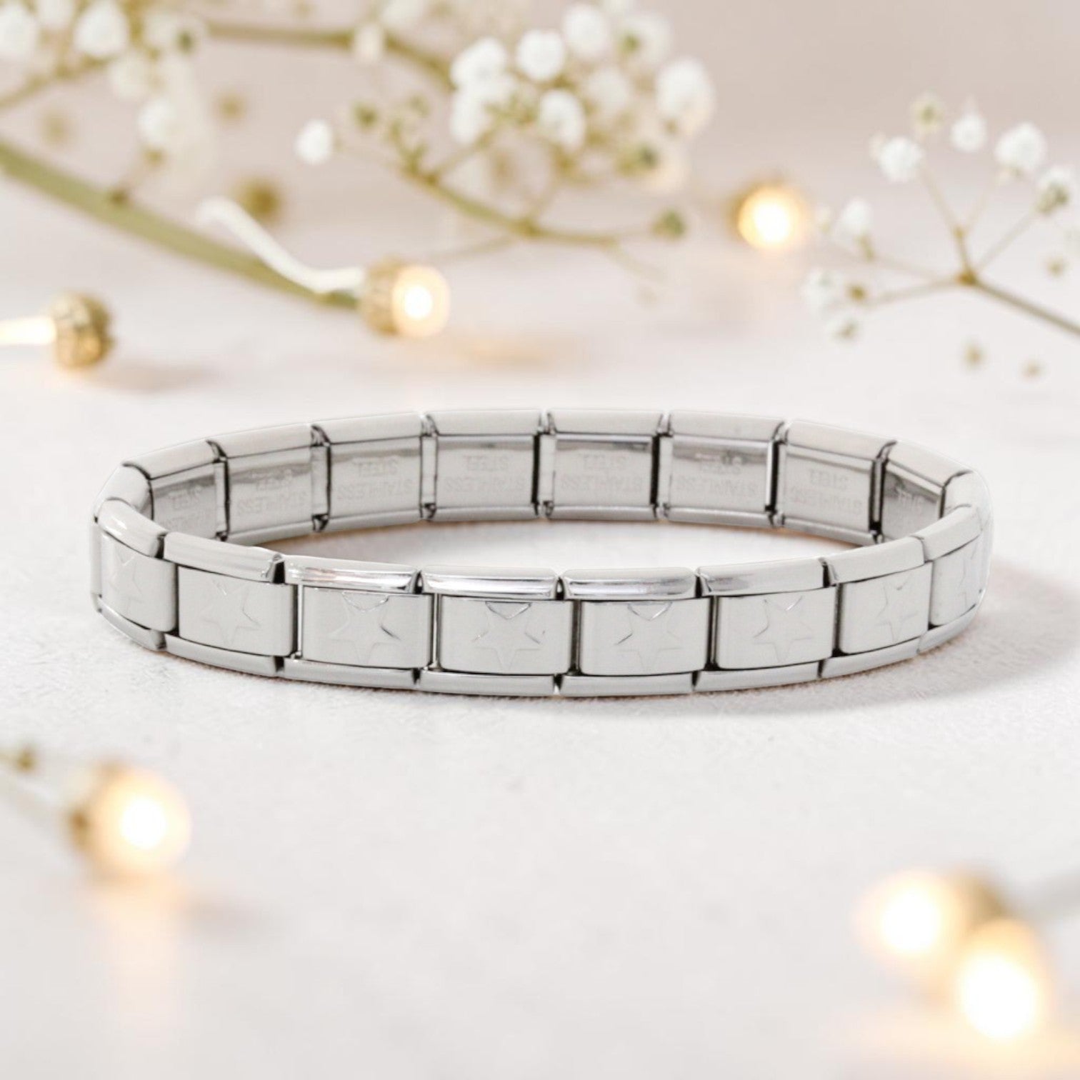 9mm Star Italian Charm Starter Bracelet