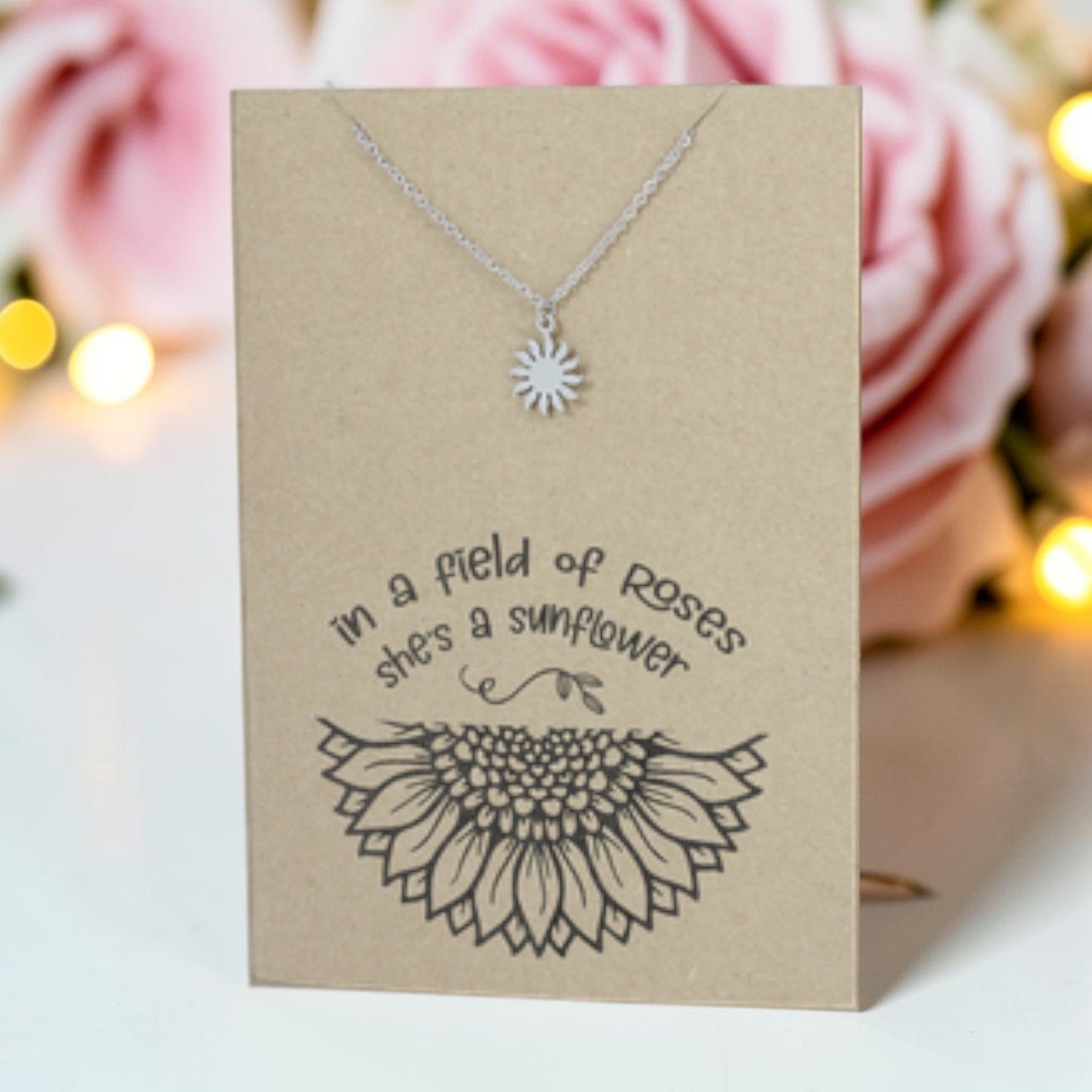 Sun Pendant & Chain - Card 263