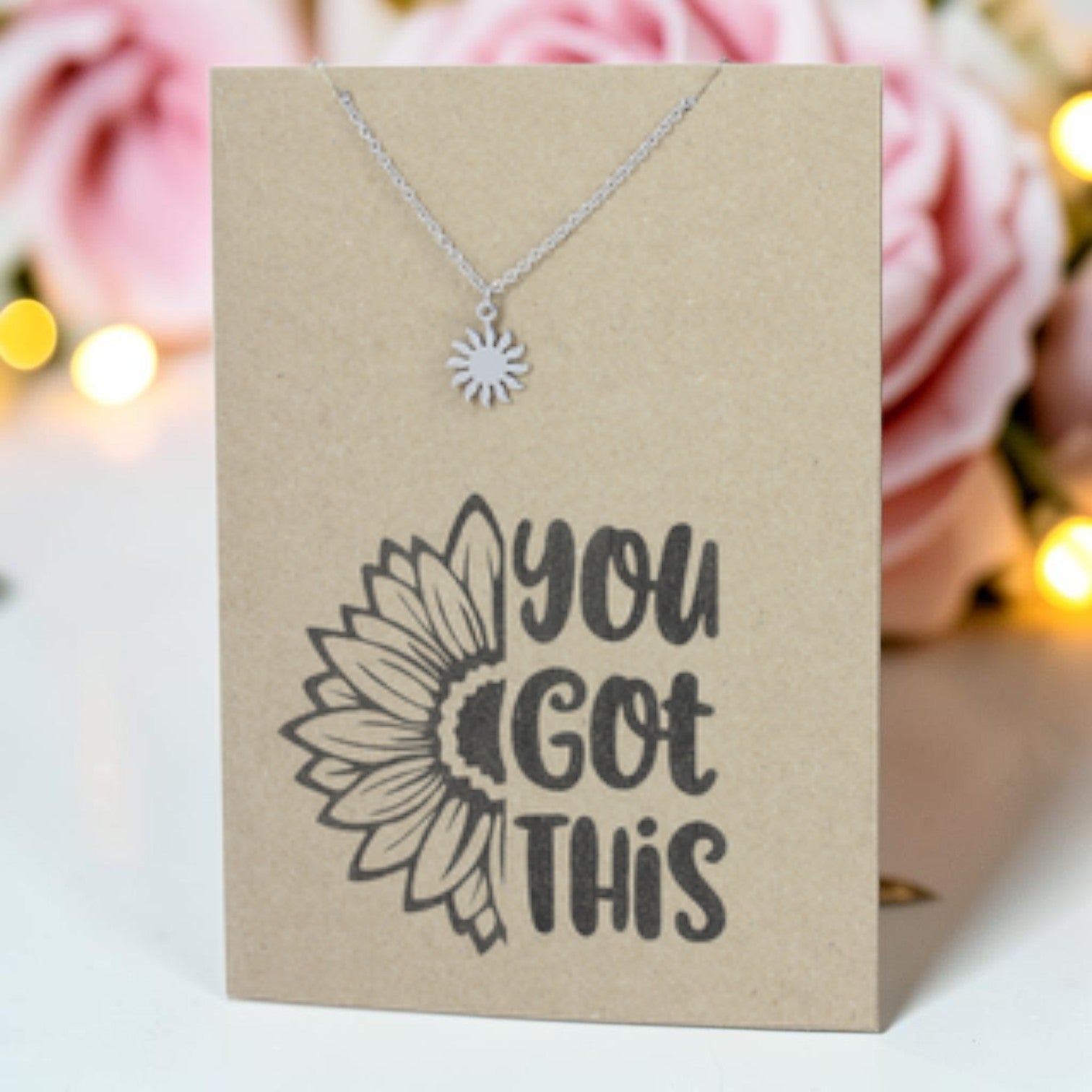 Sun Pendant & Chain - Card 264