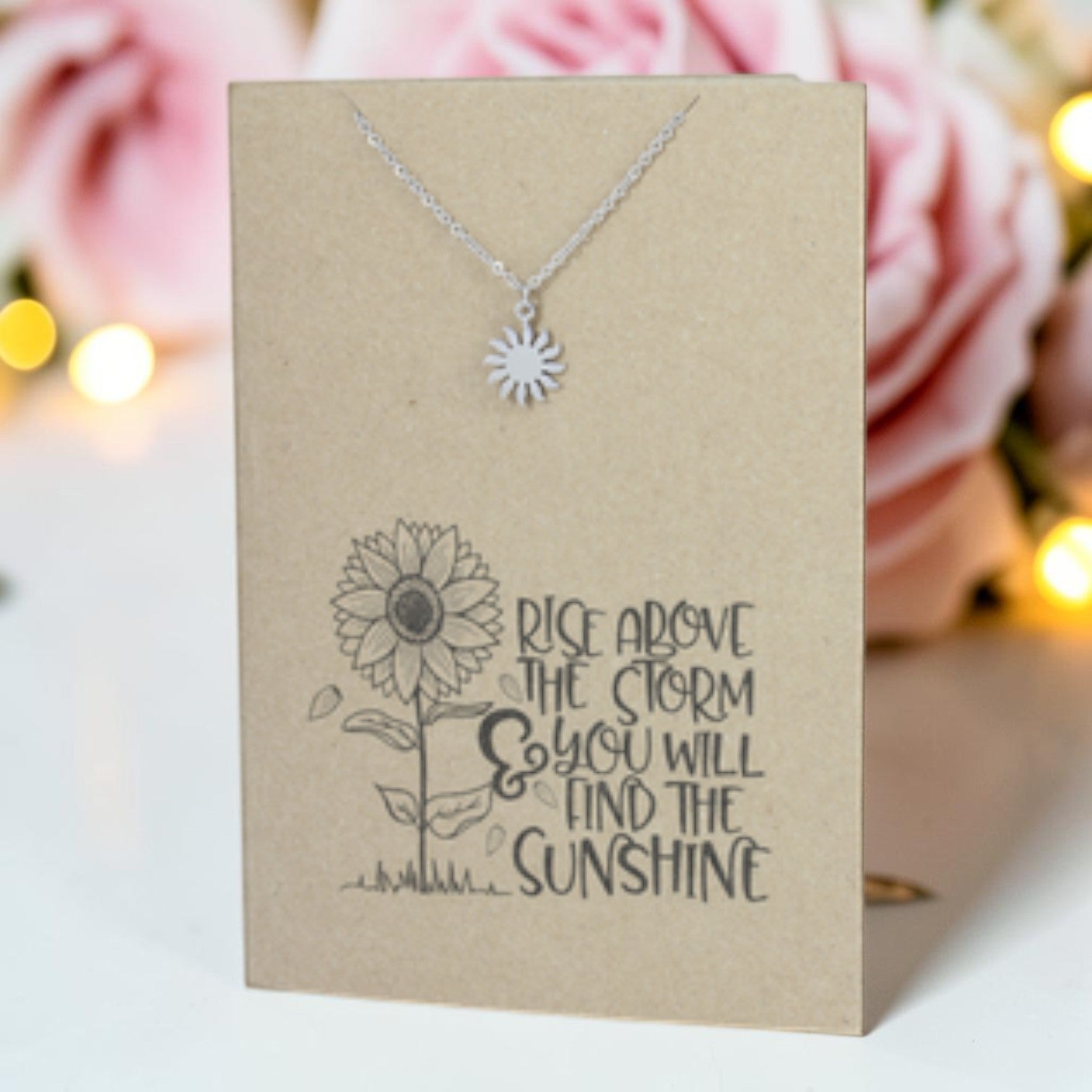 Sun Pendant & Chain - Card 265