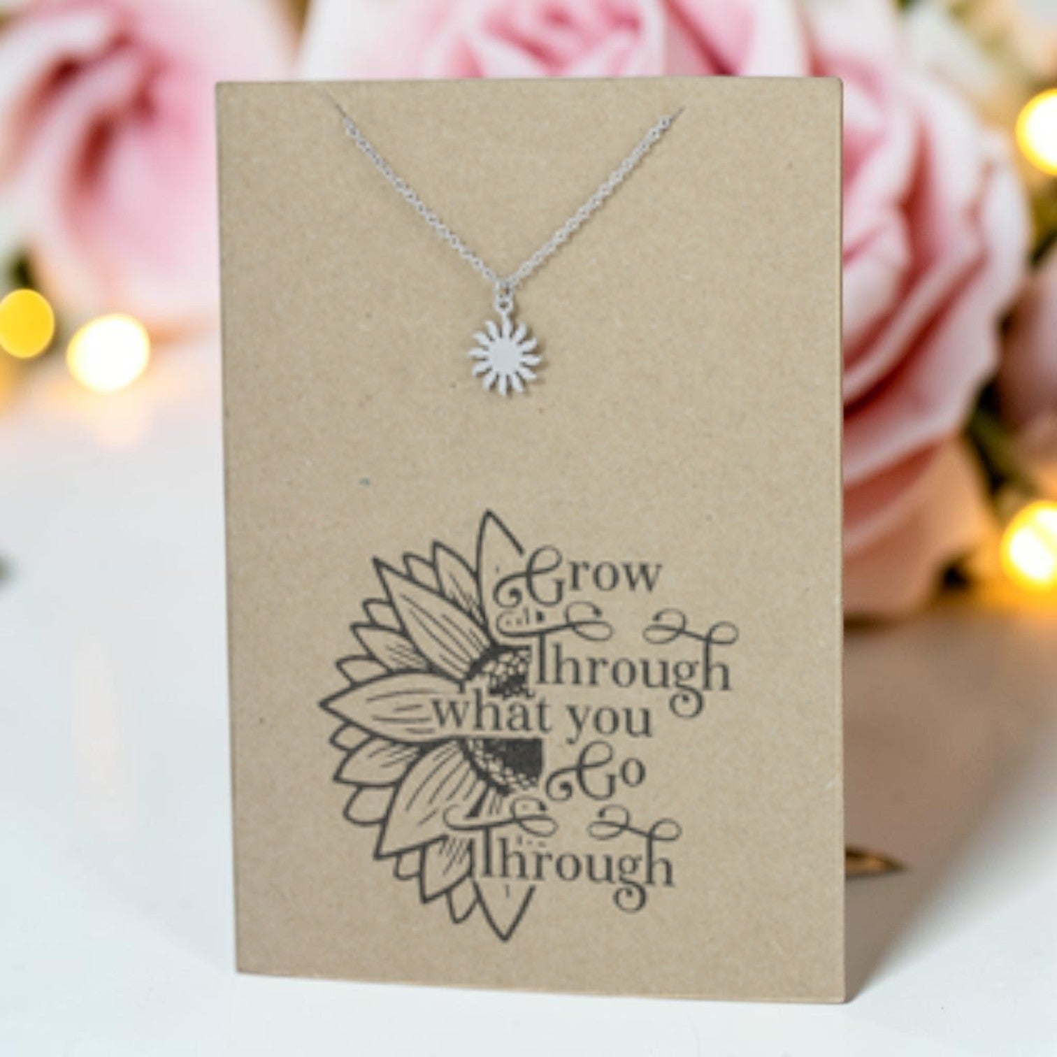 Sun Pendant & Chain - Card 266