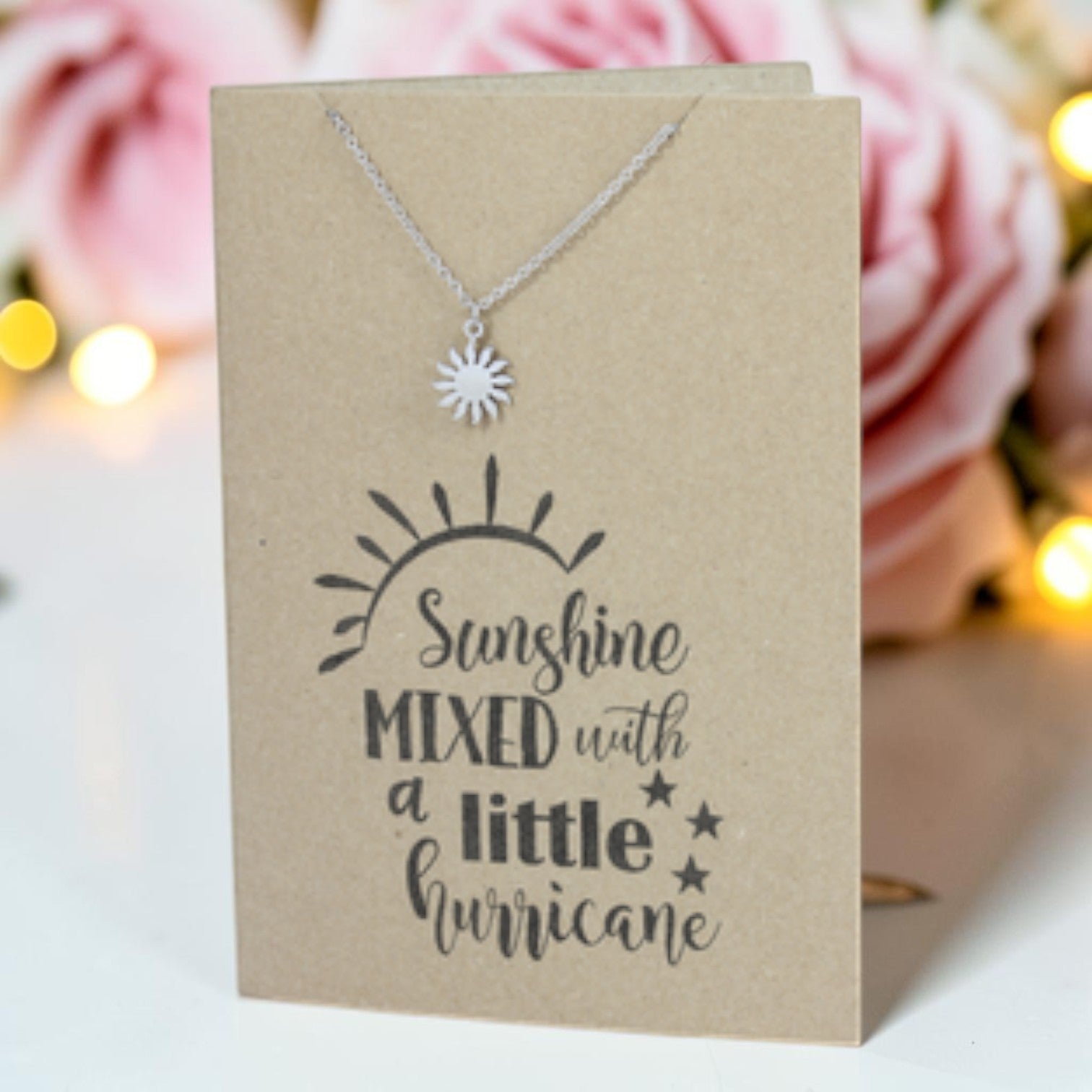 Sun Pendant & Chain - Card 268