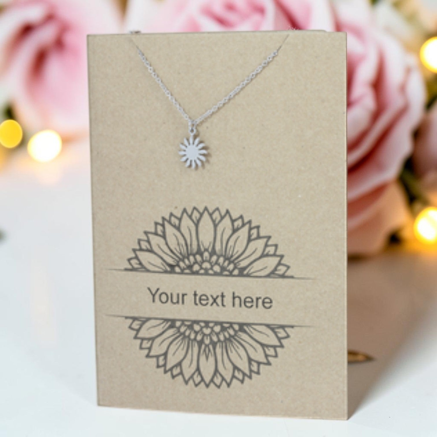 Sun Pendant & Chain - Card 270