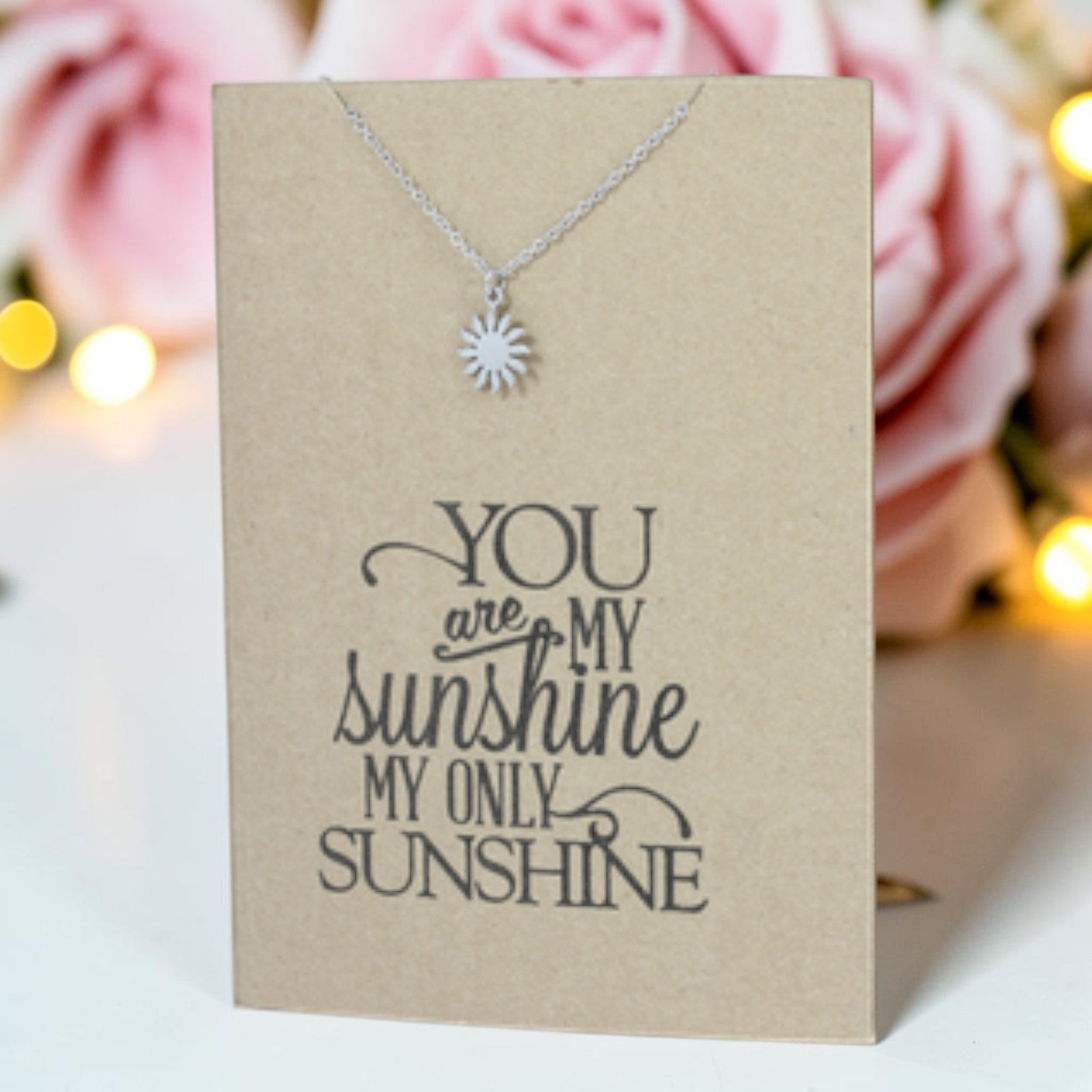 Sun Pendant & Chain - Card 272