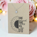 Sun Pendant & Chain - Card 277