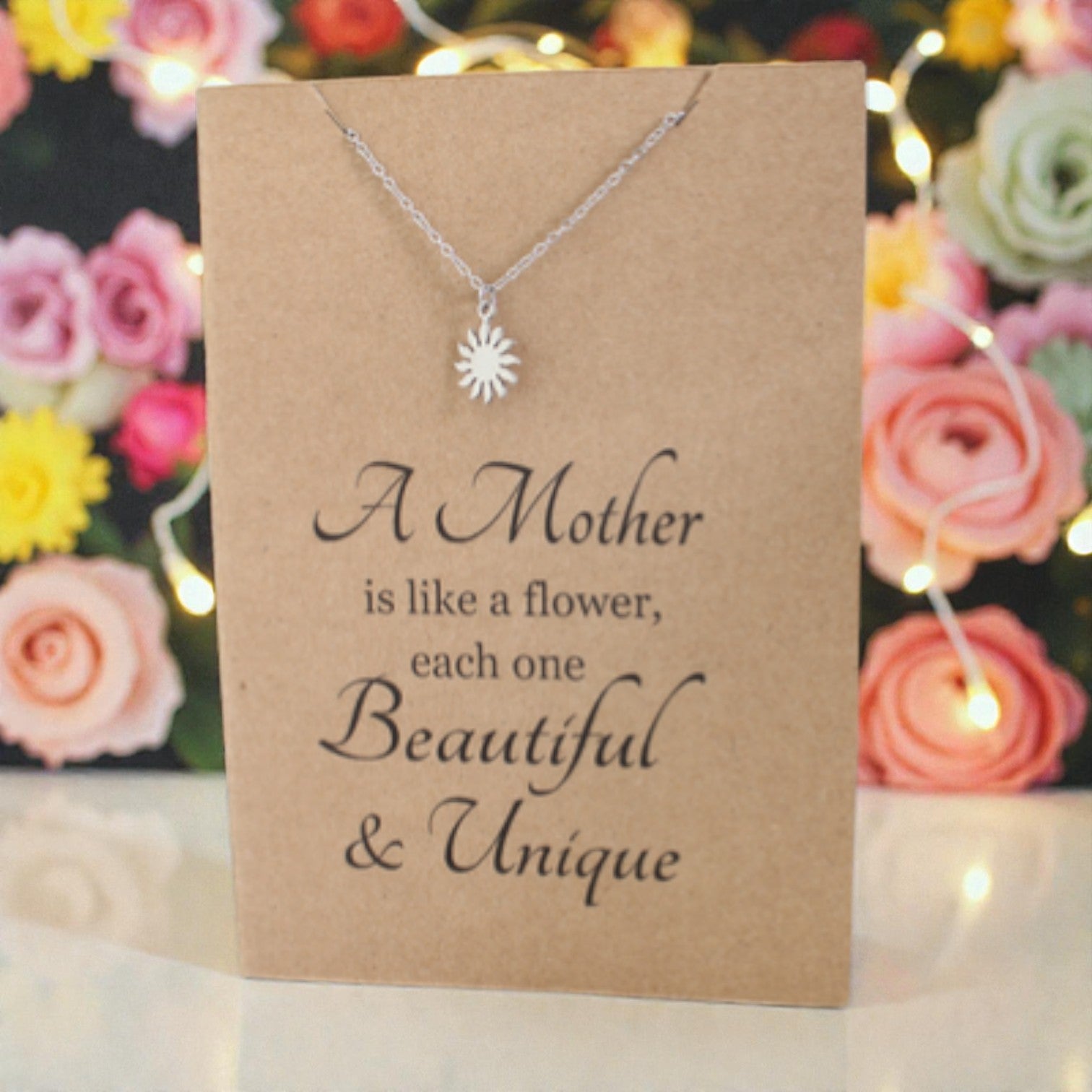 Sun Pendant & Chain - Card 284