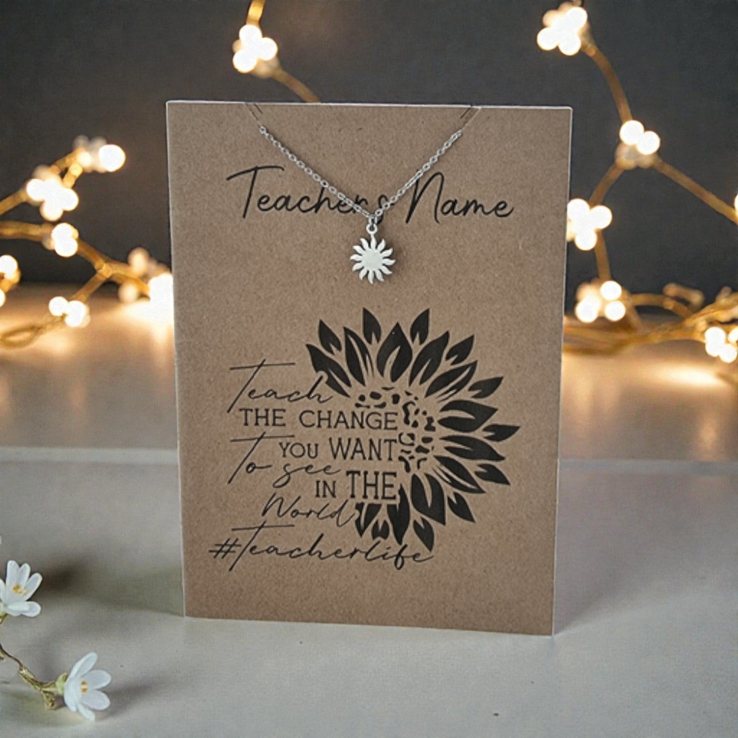 Sun Pendant & Chain - Card 453