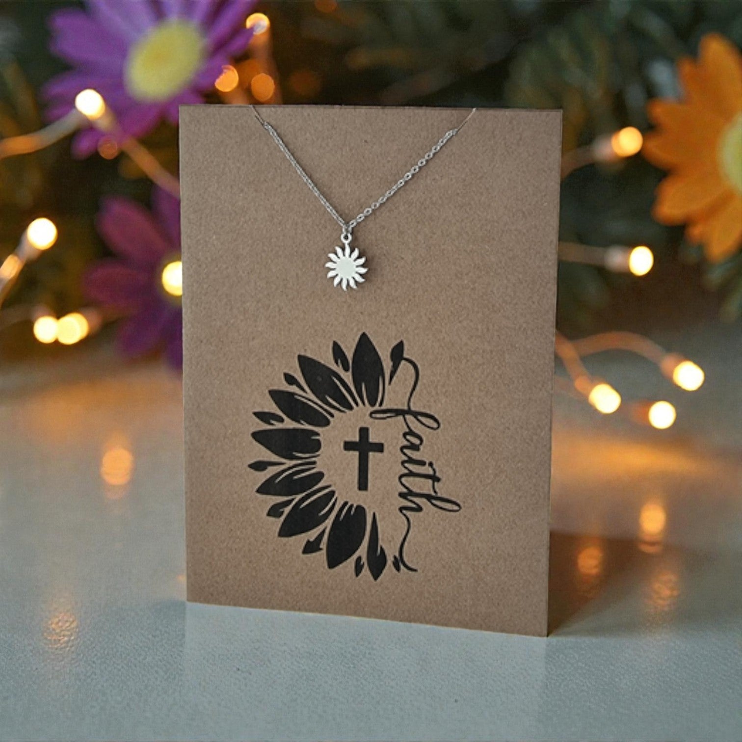Sun Pendant & Chain - Card 466