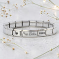 9mm Superlink Engraved Teacher Italian Charm Bracelet