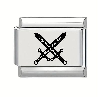 9mm Laser Engraved Charm - Armour Of God - Sword of the Spririt