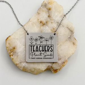Teachers Plant Seeds Necklace