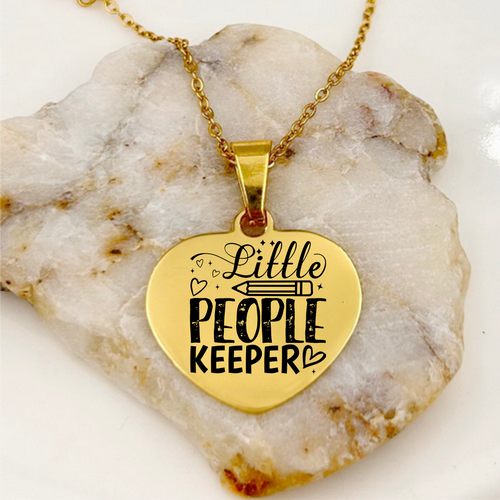 Little People Keeper Teacher Necklace