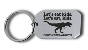 Punctuation Teacher Keyring (Optional engraving on back)