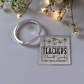Teachers Plant Seeds Keyring (Optional engraving on back)