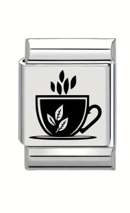 13mm Laser Engraved Charm - Tea