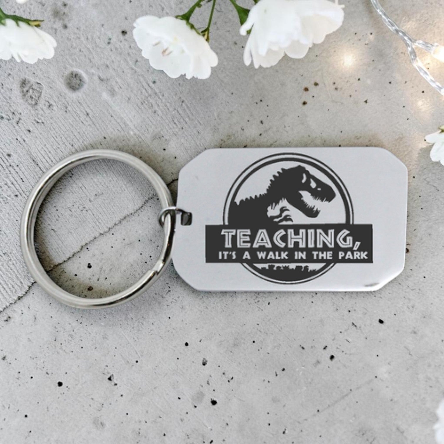 Teaching Engraved Keyring