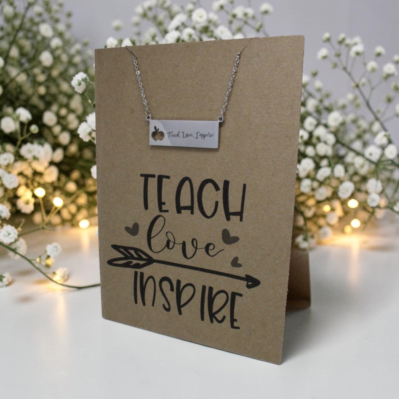 Teacher Pendant & Chain - Card 26