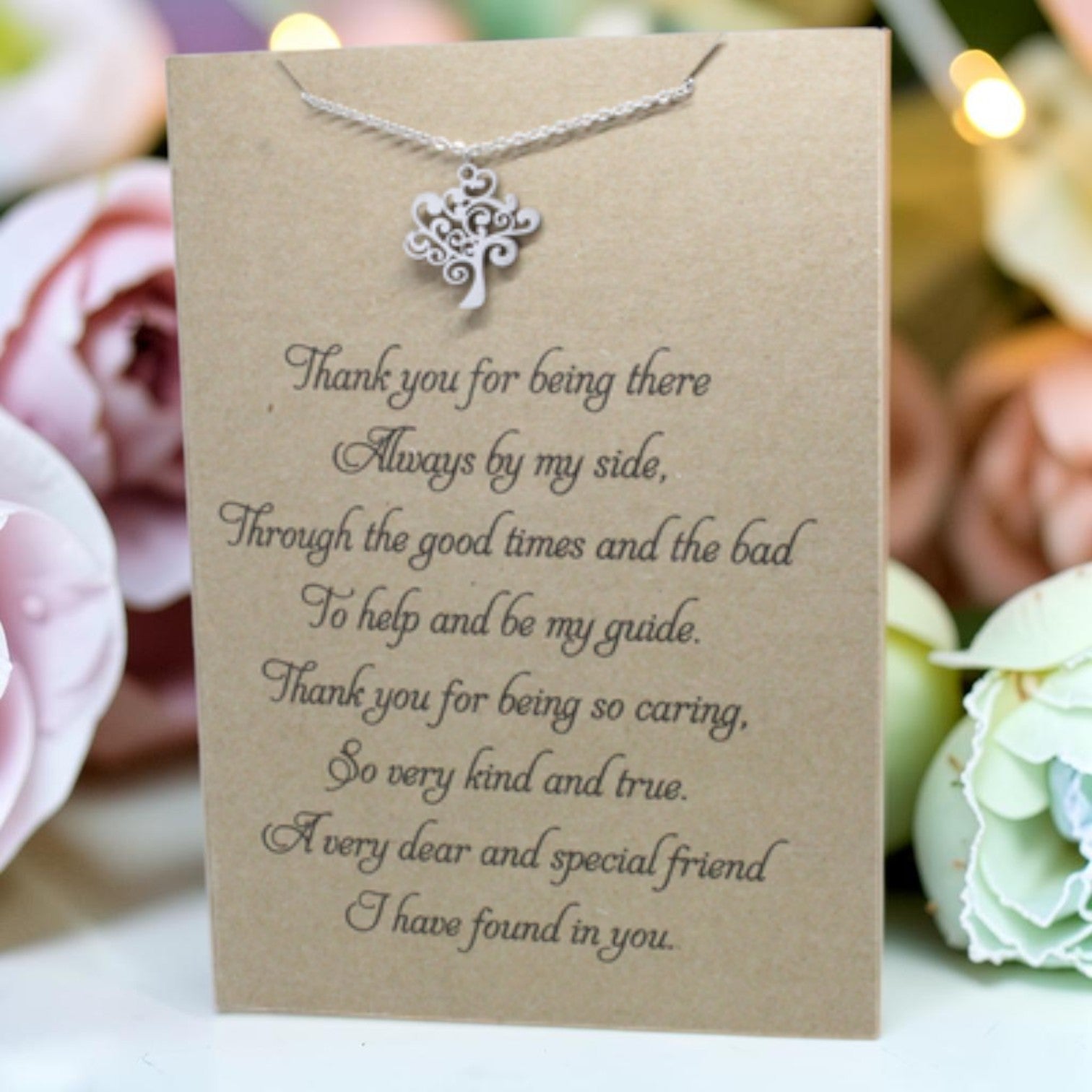 Tree Pendant & Chain - Card 231