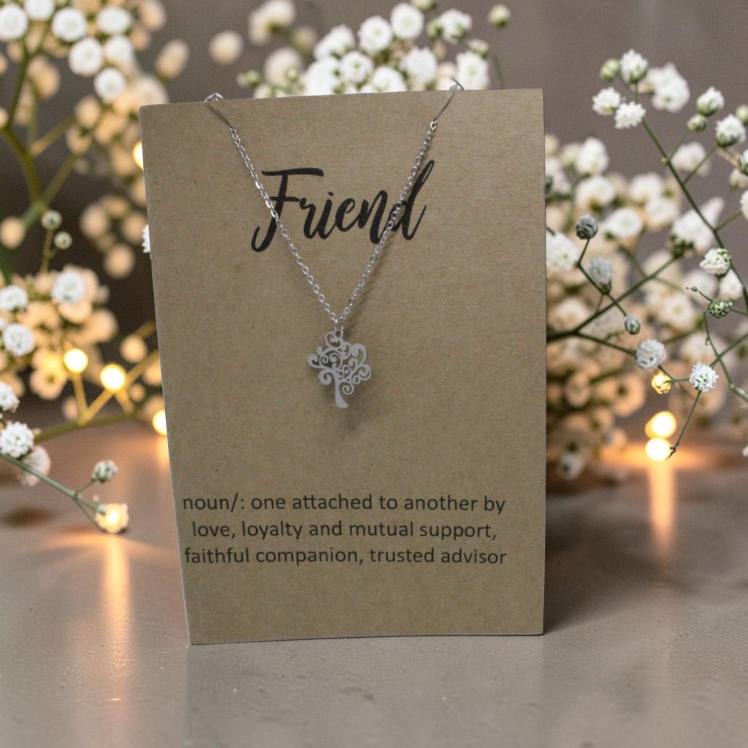Tree Pendant & Chain - Card 31