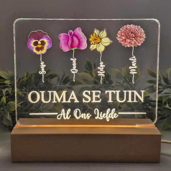 Garden Custom LED Night Light