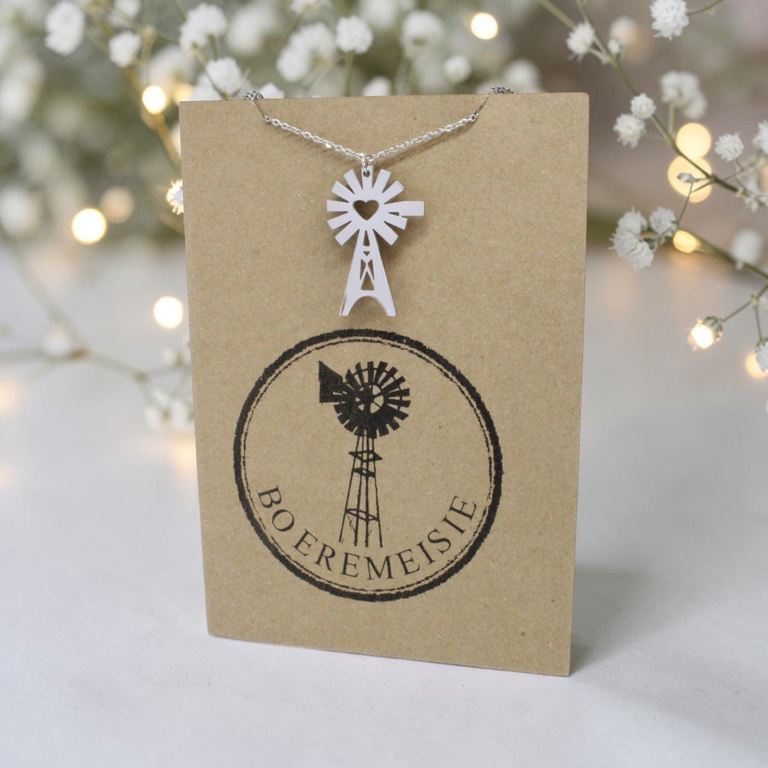 Windmill Pendant & Chain - Card 86