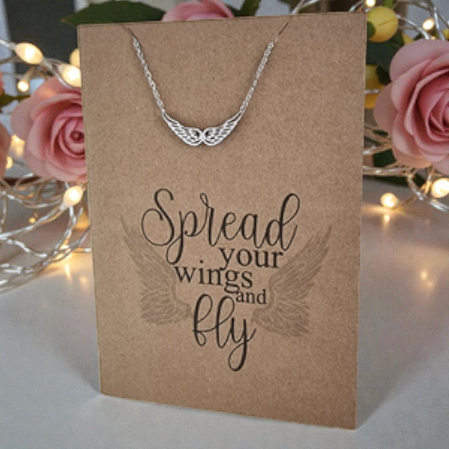 Wings Pendant & Chain - Card 393